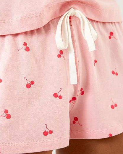 PJ Salvage Cherry Print PJ Set