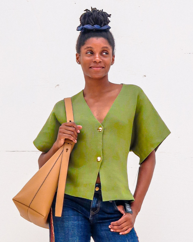 Fate Olive Cardigan