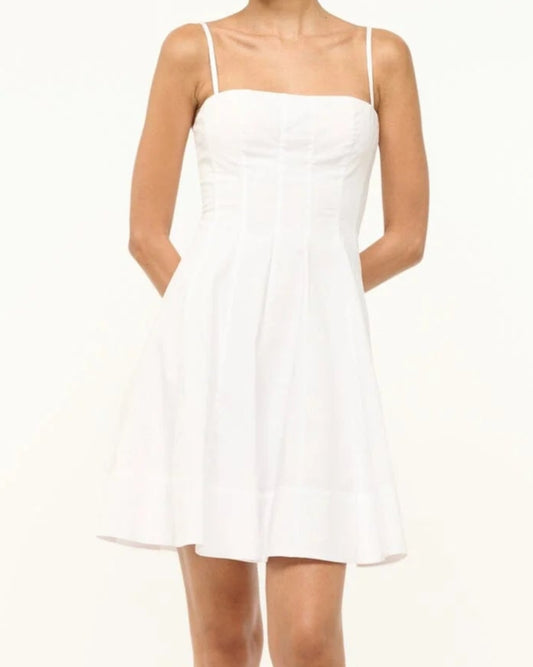Staud Wylie Mini Dress | White