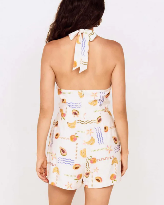 Mink Pink Carmen Halter Romper