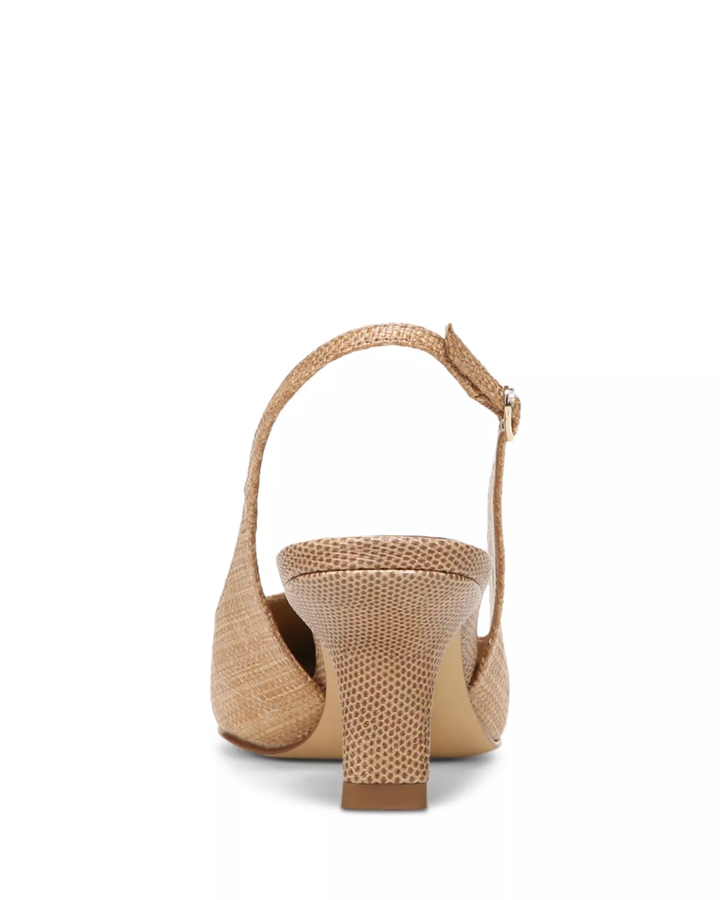 Sam Edelman Bianka Slingback Heels | Buff Tan Raffia