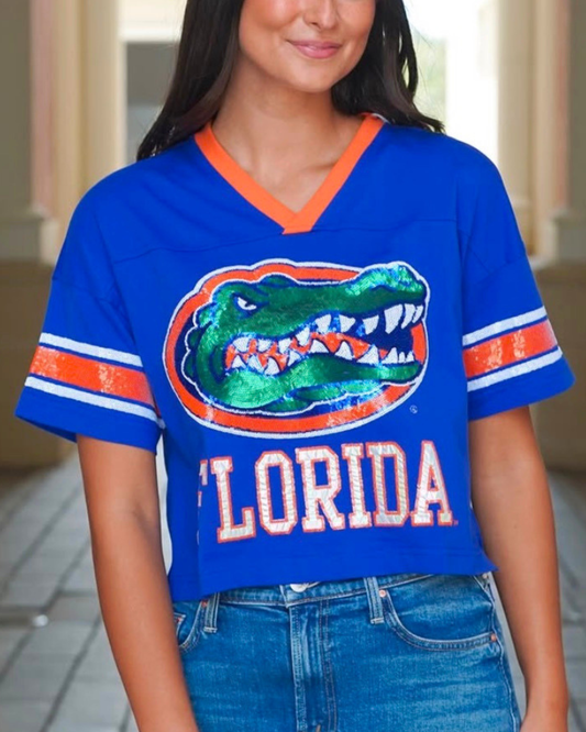 Stewart Simmons Blitz Sequin Jersey Tee | Florida