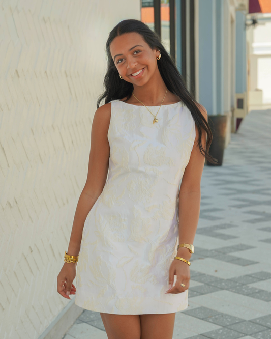 Staud Mimi Dress | Botanica Ivory