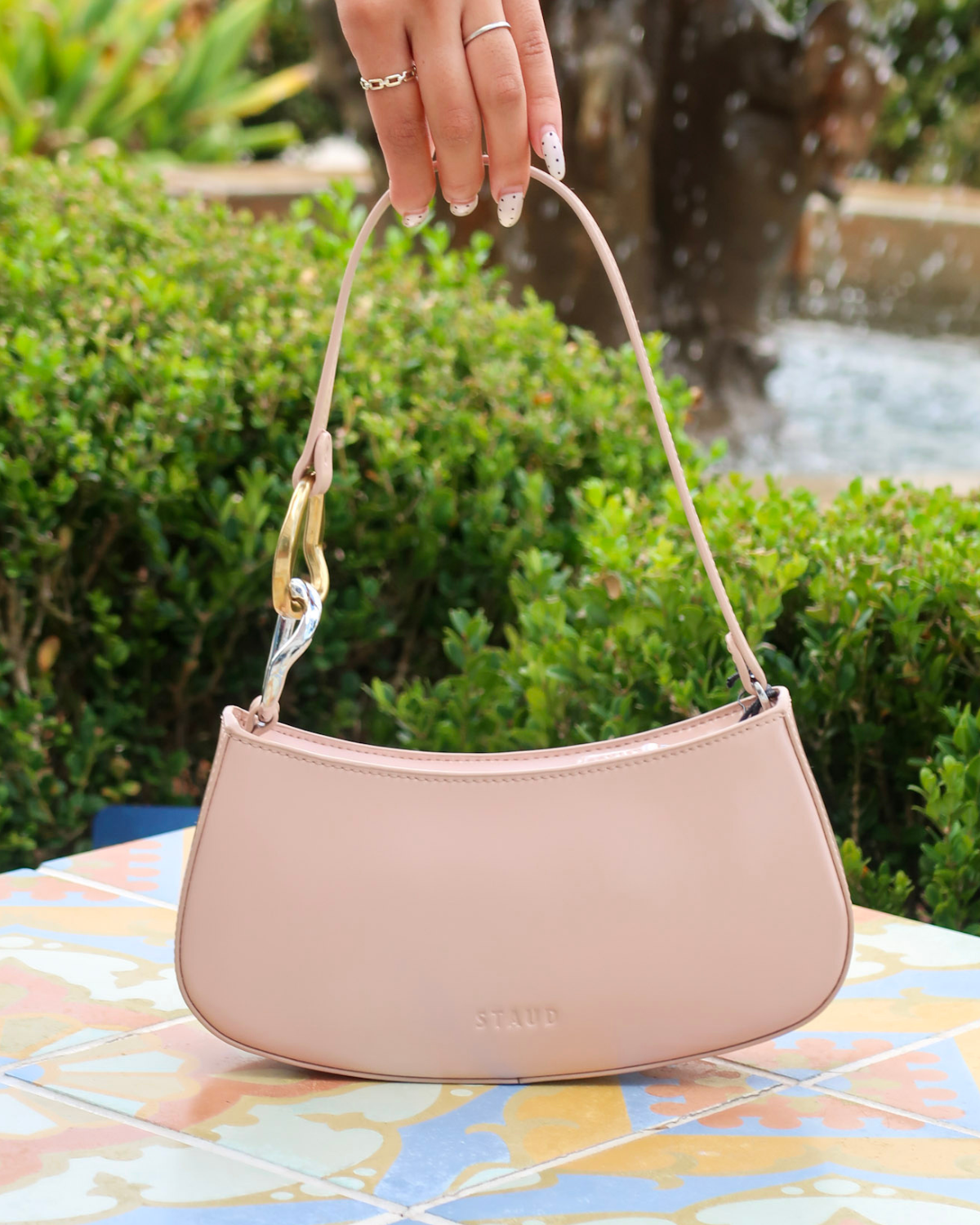Staud Ollie Shoulder Bag | Blush