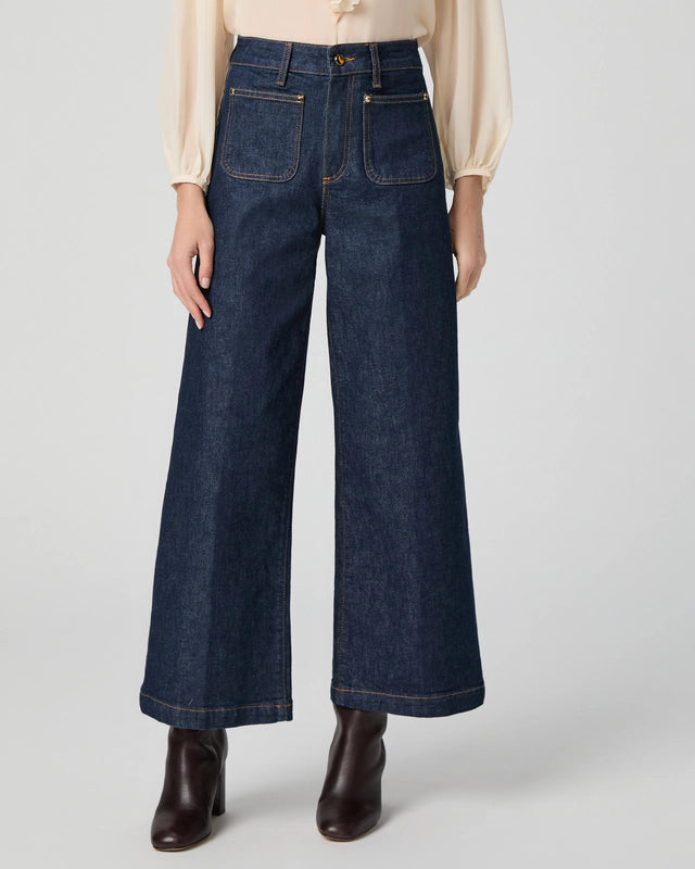 Paige Harper Ankle Wide Leg Jean | Amora
