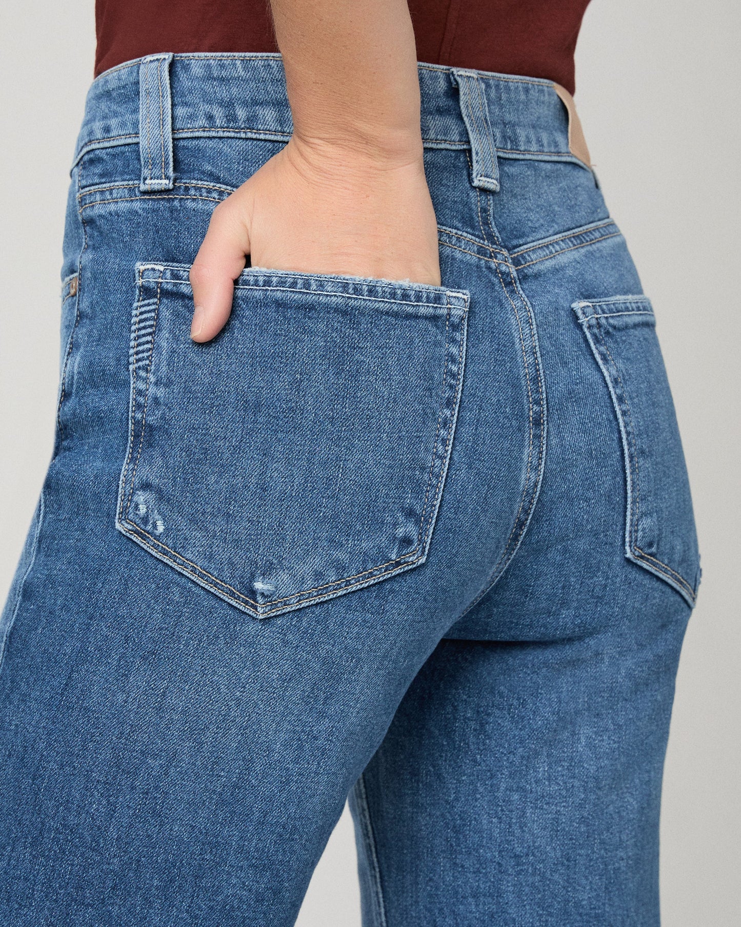 Paige Stevie Ankle Straight Leg Jean | Frittata