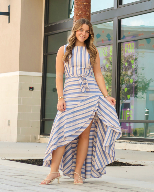 Amanda Uprichard Casella Dress | Myers Stripe