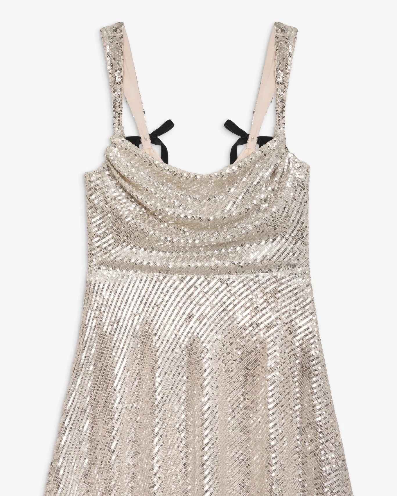 For Love & Lemons Candice Mini Dress | Silver