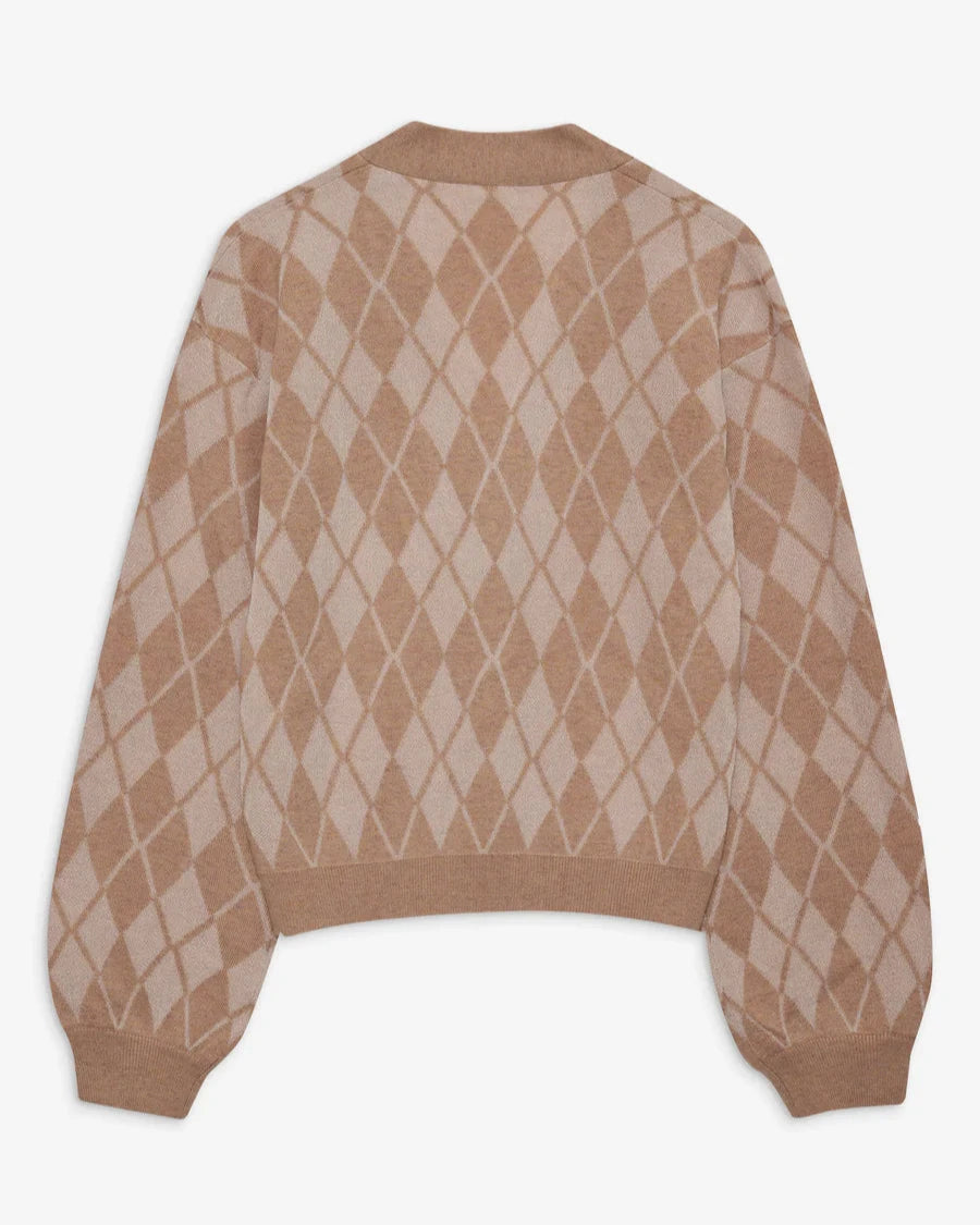 For Love & Lemons Argyle Cardi