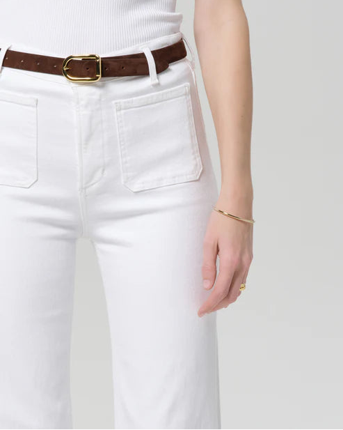 Citizens of Humanity Kimberly Patch Pocket Flare | Soft White