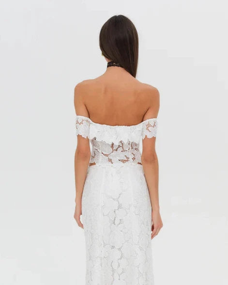For Love & Lemons Claudia Off Shoulder Top