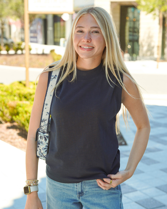 Nation Mikka Buttoned Tank | Night Sky