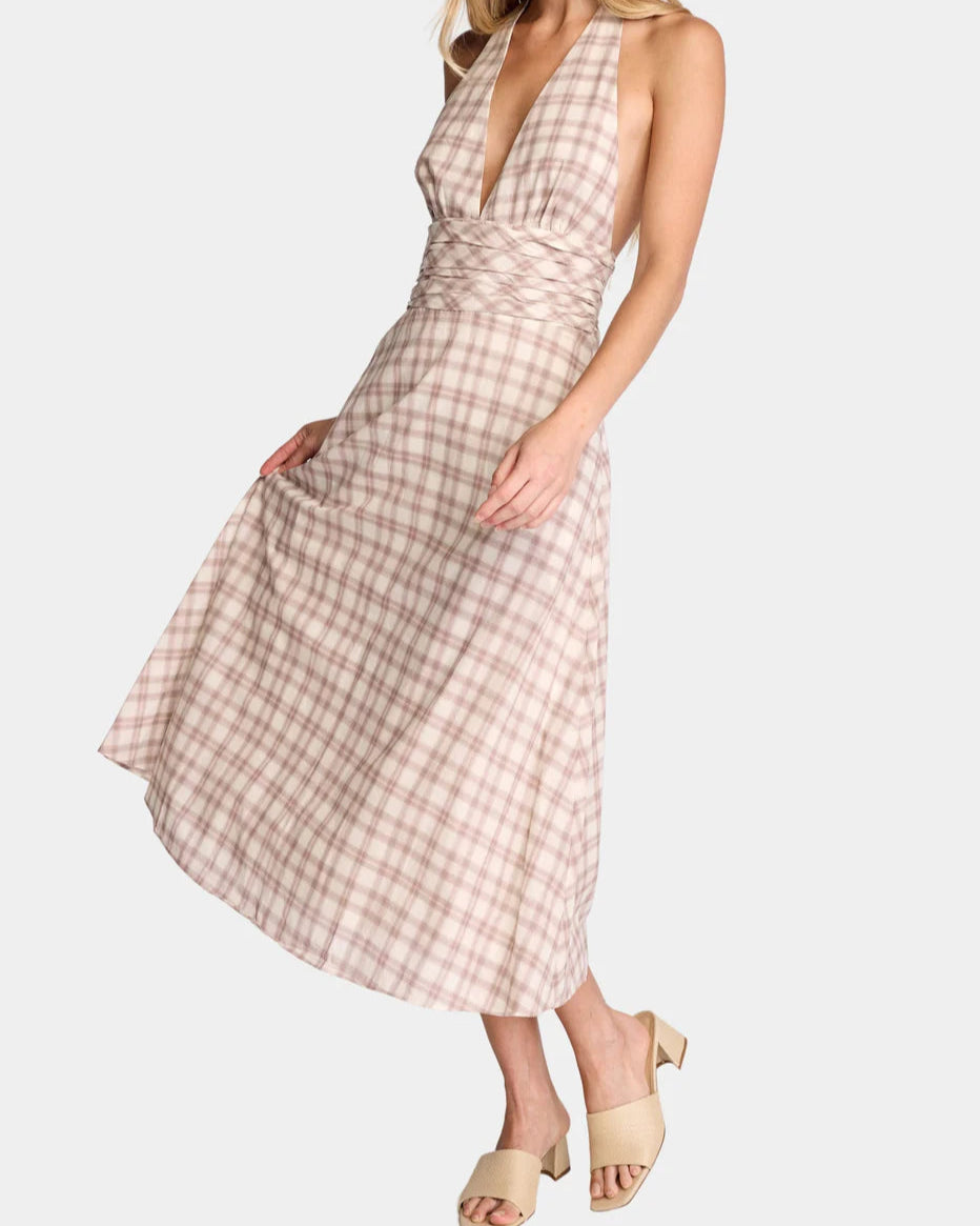 Sundays Morris Dress | Cream Plaid Sundays Morris Dress | Cream Plaid