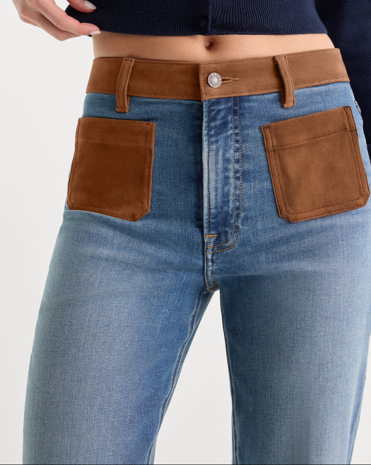 Good American True Straight Jeans | Crest