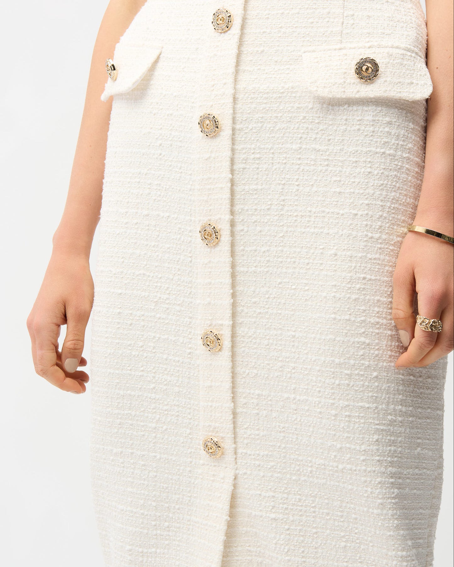 Joseph Ribkoff Boucle Pencil Skirt