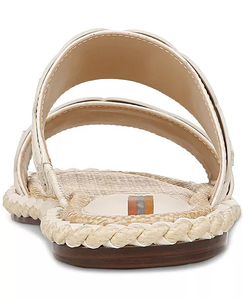 Sam Edelman Tatum Overlay Detail Double Band Flat Sandals
