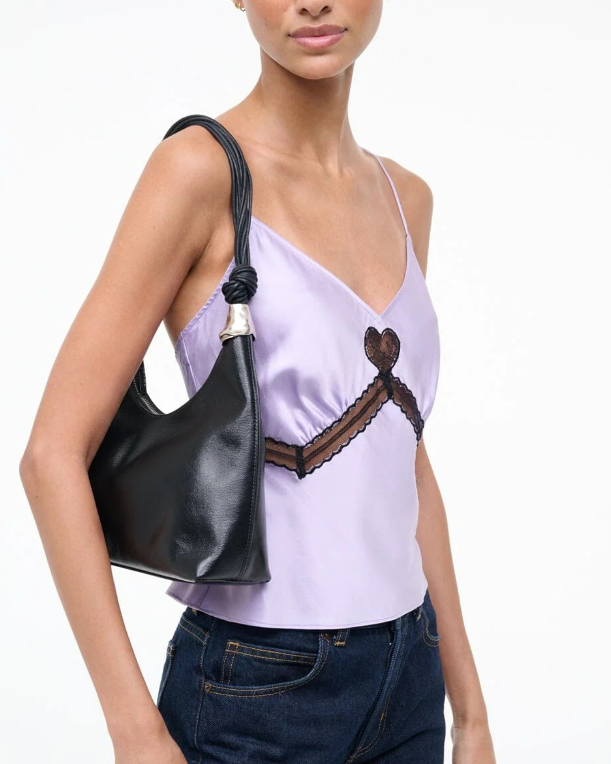 Staud Cuff Shoulder Bag | Black