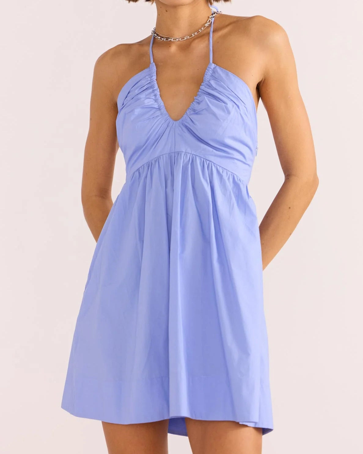 Mink Pink Avalon U Neck Mini Dress Mink Pink Avalon U Neck Mini Dress