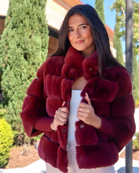 Love Token Samantha Jacket | Wine
