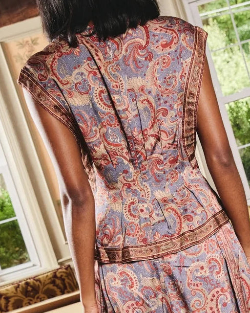 Love the Label Arden Top | Lucent Lights Print