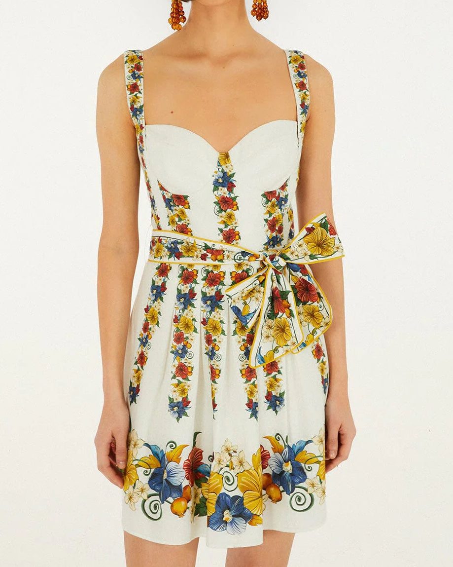 farm rio cerrado short-sleeve belted linen mini dress Off-White Tropi – Narcissus Gainesville Watch Women deep v loop:camdenfloralmaxidress The cerrado mini dress Size:XXL / 14-16