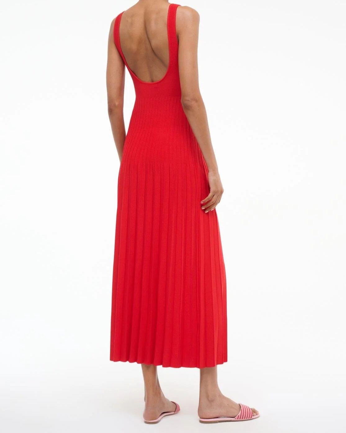 Staud Ellison Dress | Red Rose