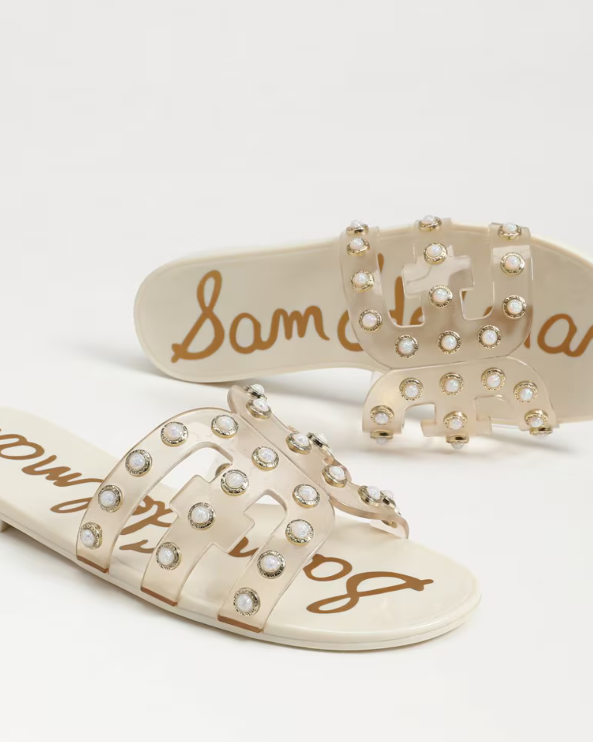 Sam Edelman Bay Jelly Sandal | Transparent Ivory Jelly