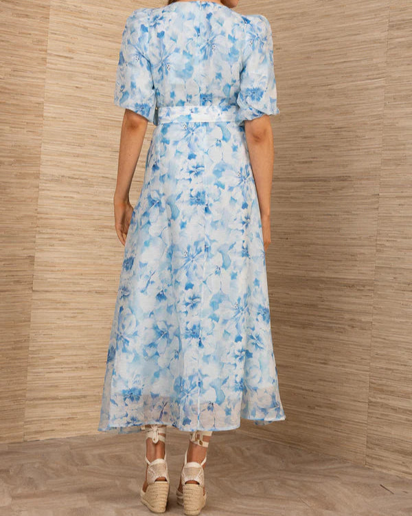 Hale Bob Mercy Organza Maxi Dress