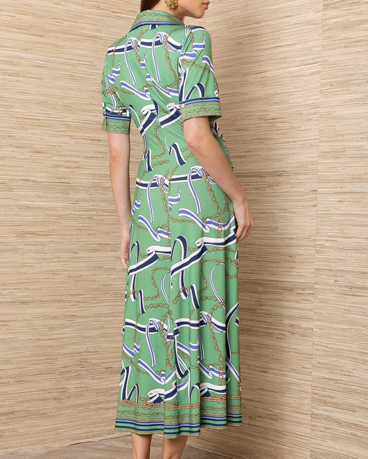 Hale Bob Mireille Jersey Dress | Green
