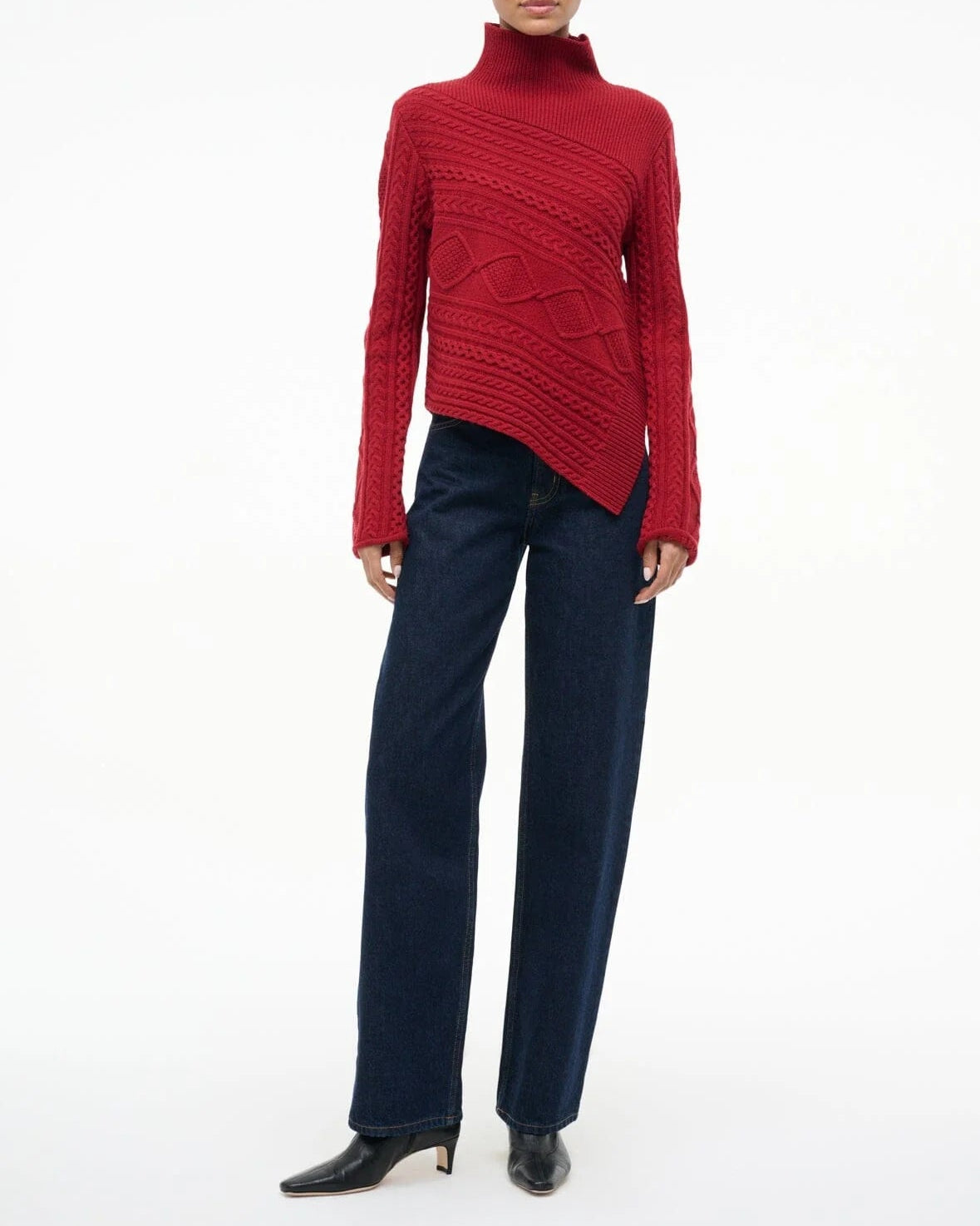 Staud Sidney Sweater | Rouge