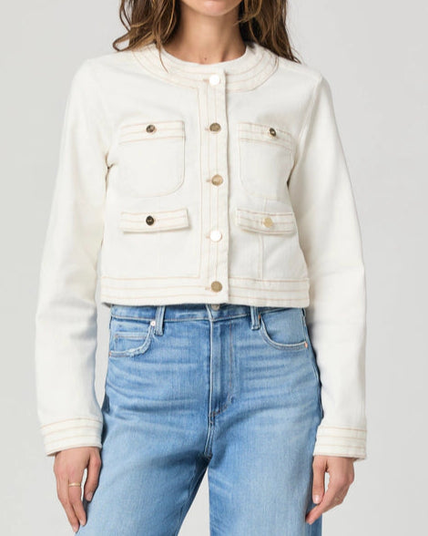 Paige Kiya Jacket | Toasted Ecru