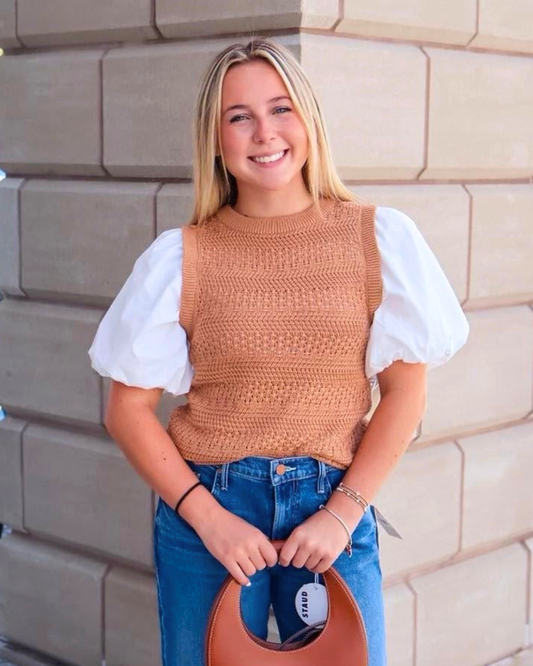 Love the Label Danni Tee | Camel