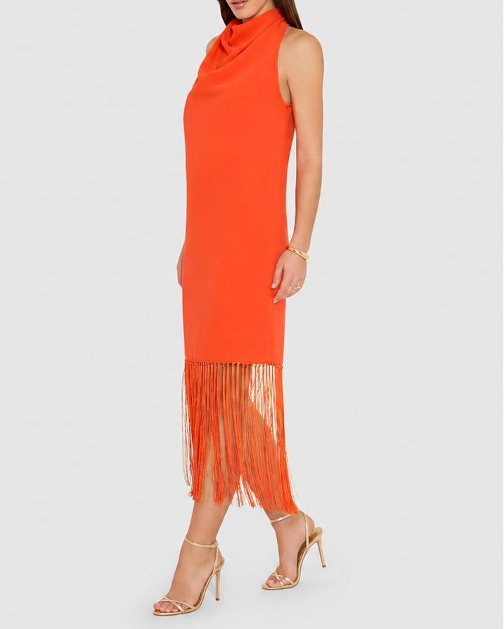Amanda Uprichard Syd Midi Dress | Mandarin