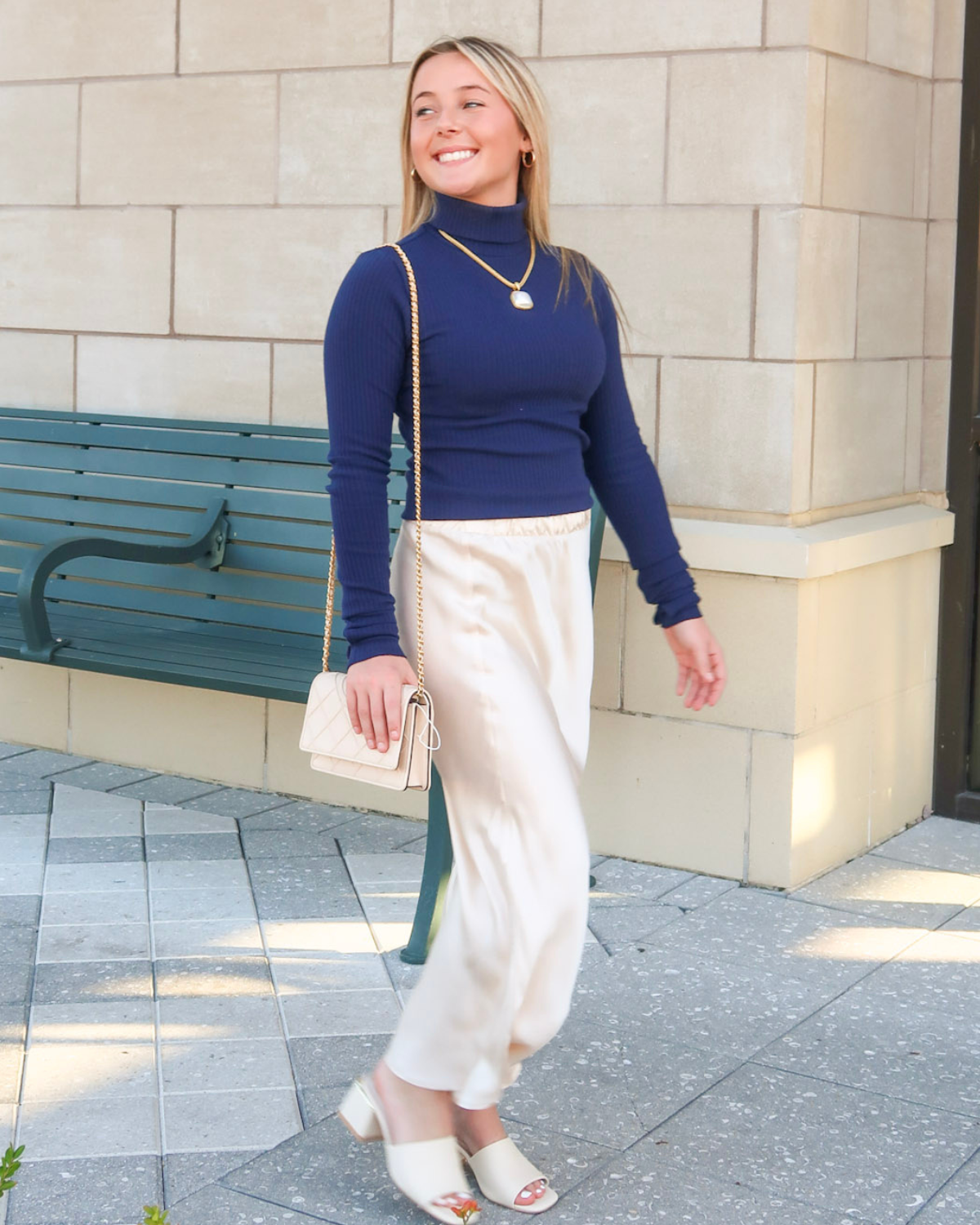Show Me Your Mumu Layer Up Top | Navy Rib