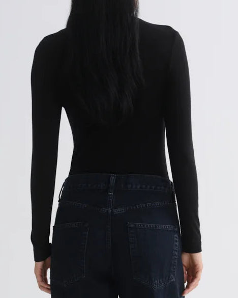 AGOLDE Pascale Turtleneck | Black