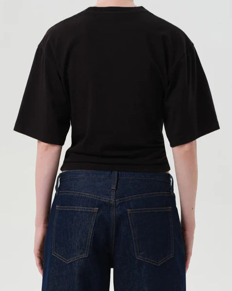 AGOLDE Shari Tee | Black