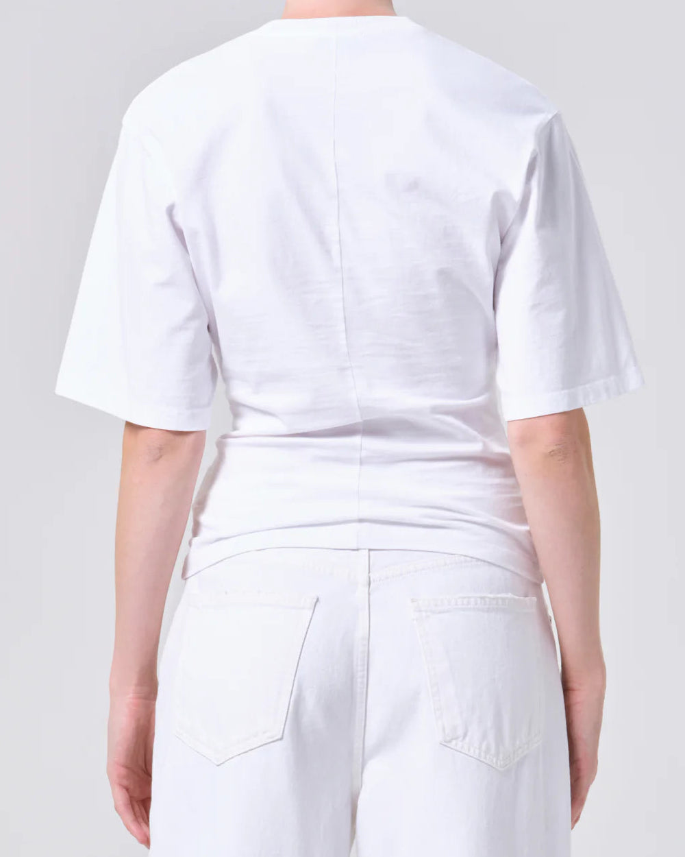 AGOLDE Storey Tee | White