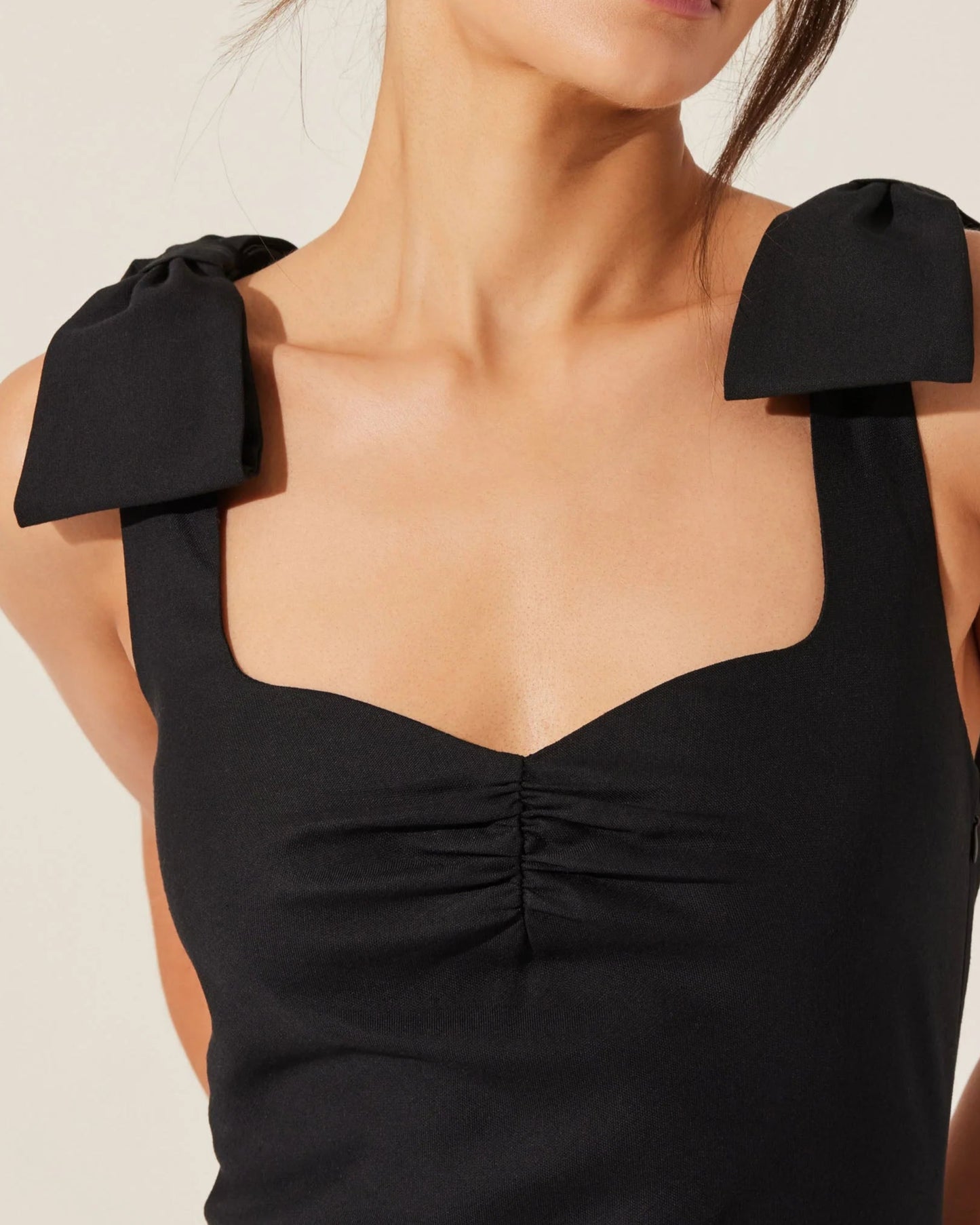ASTR Kateleya Bow Detail Midi Dress