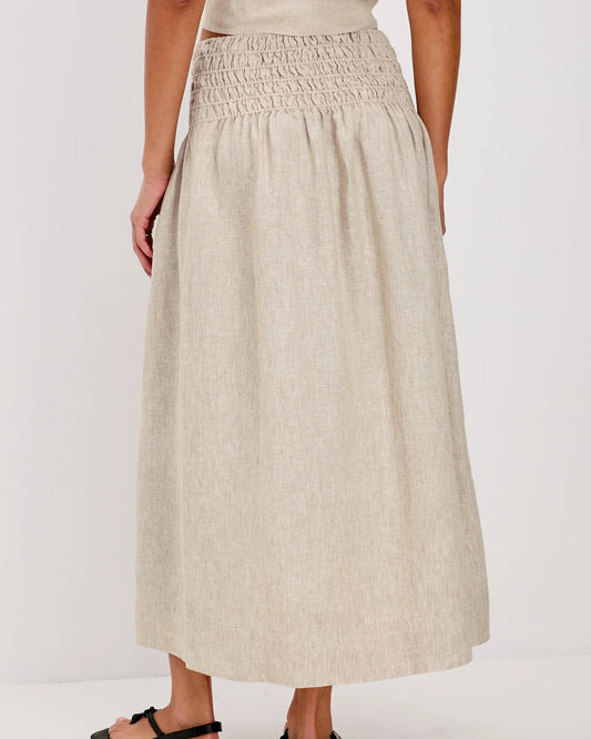 Rails Alessa Skirt | Heathered Flax