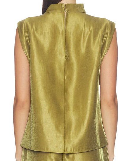 Amanda Uprichard Sleeveless Fabienne Top | Olive