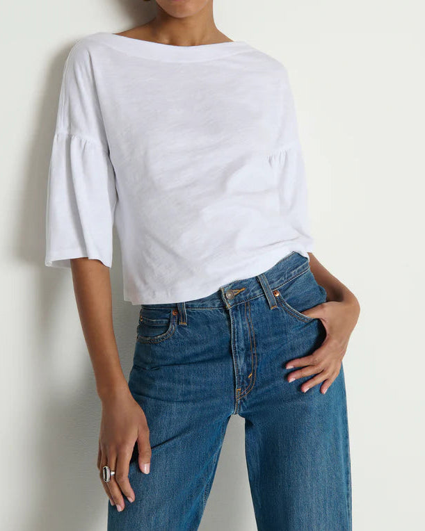 Nation Angeline Top | Optic White