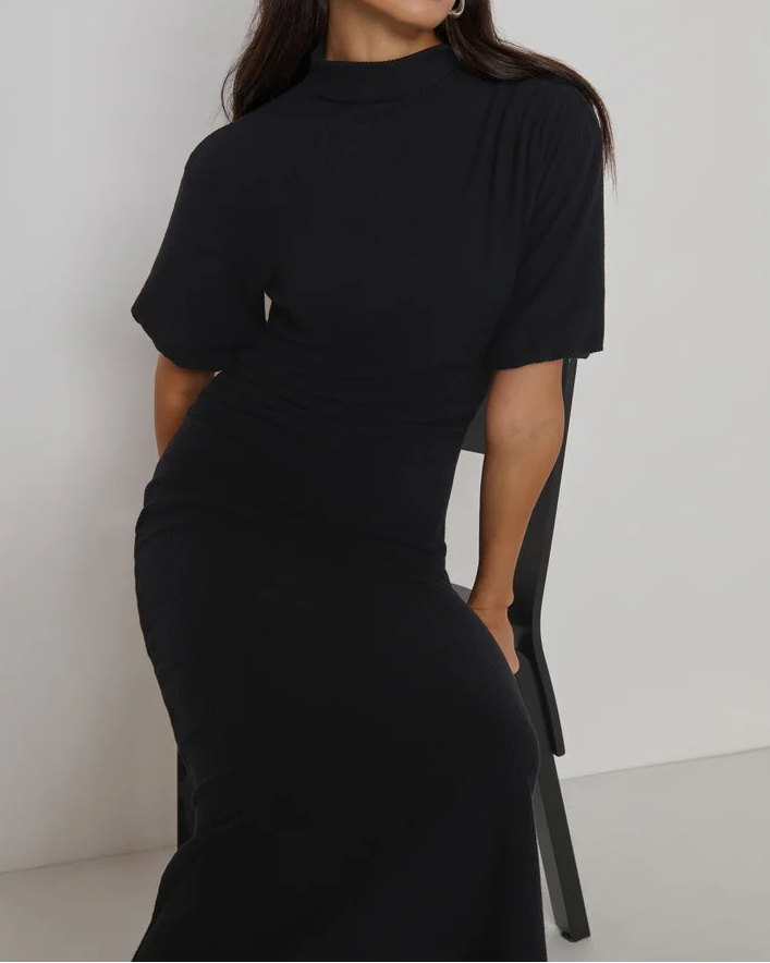 Nation Annika Dress | Jet Black