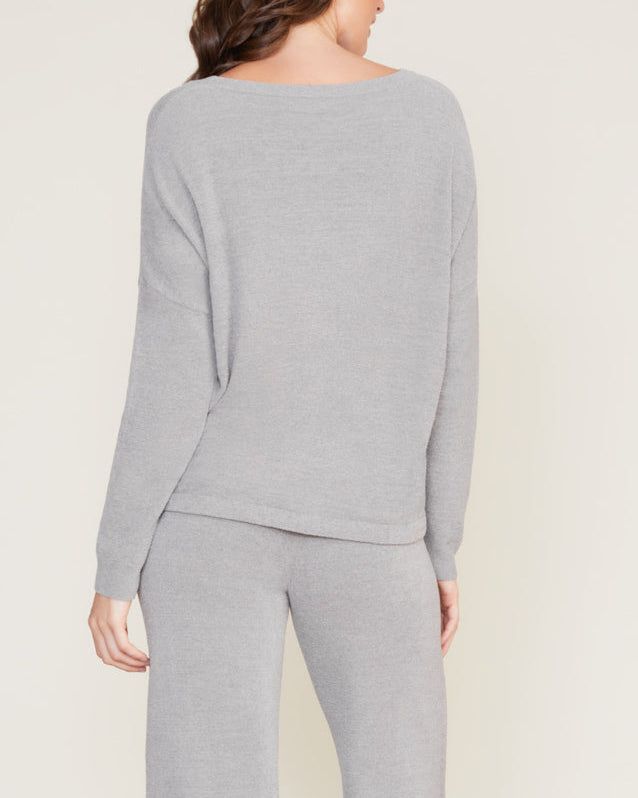 Barefoot Dreams Slouchy Pullover | Dove Gray