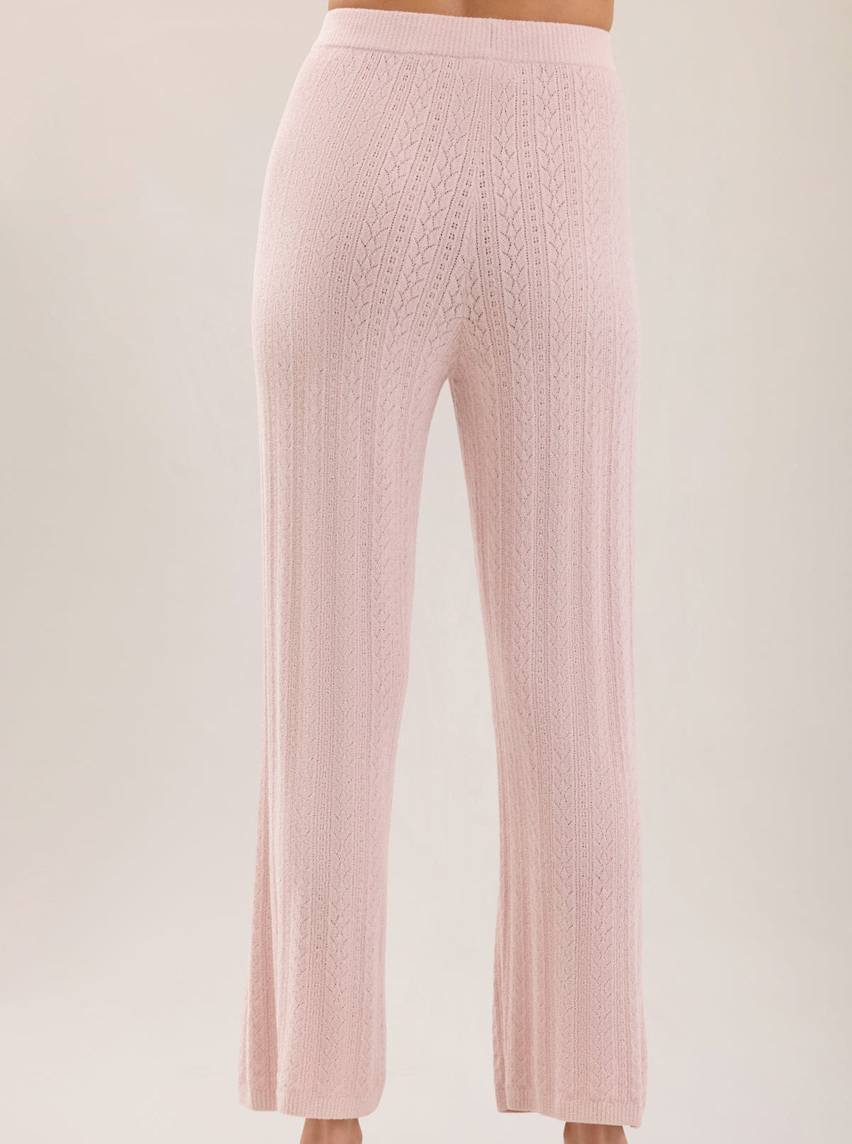 Barefoot Dreams CozyChic Pointelle Crop Pant | Petal