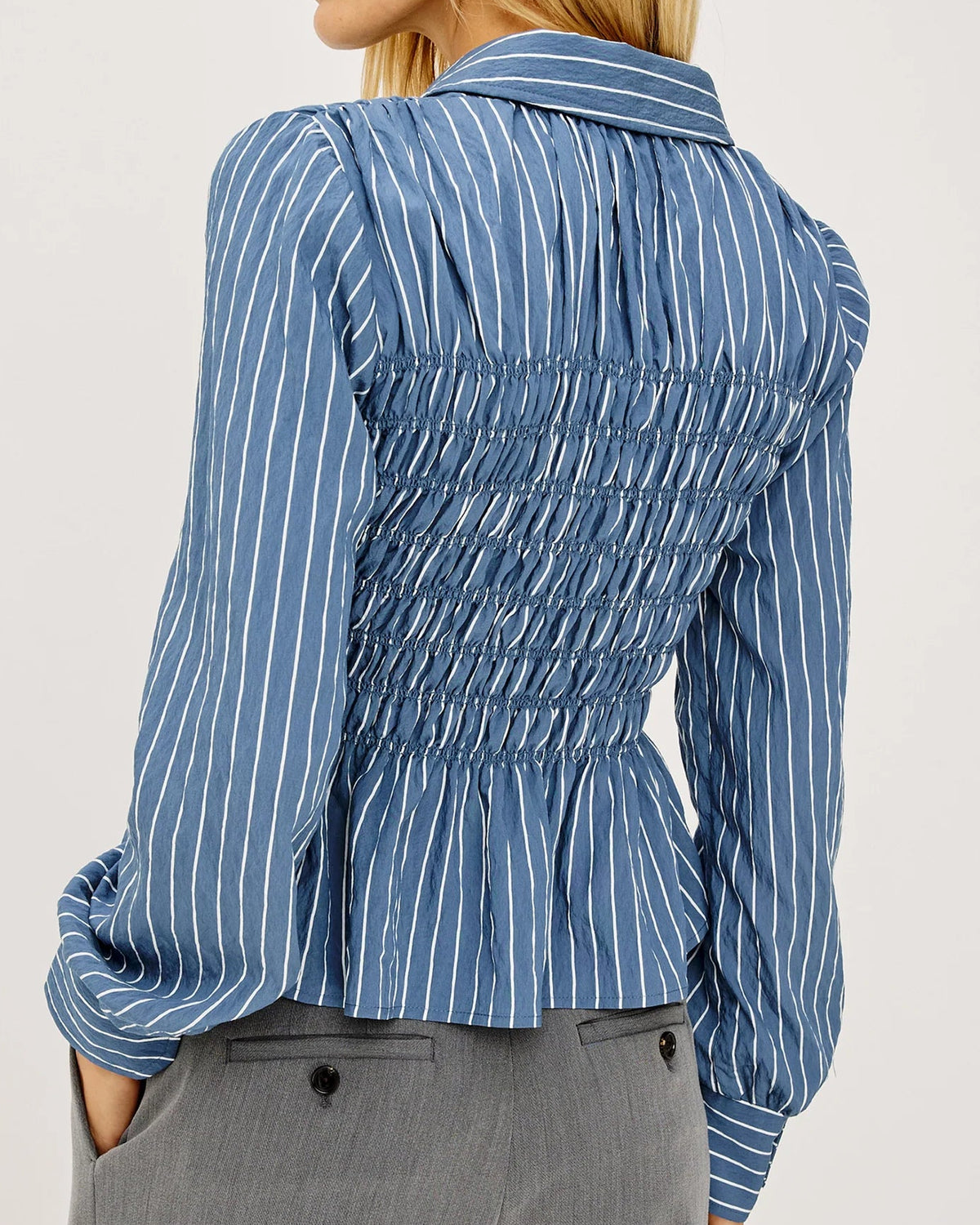 Rails Bradshaw Shirt | Washed Indigo Stripe