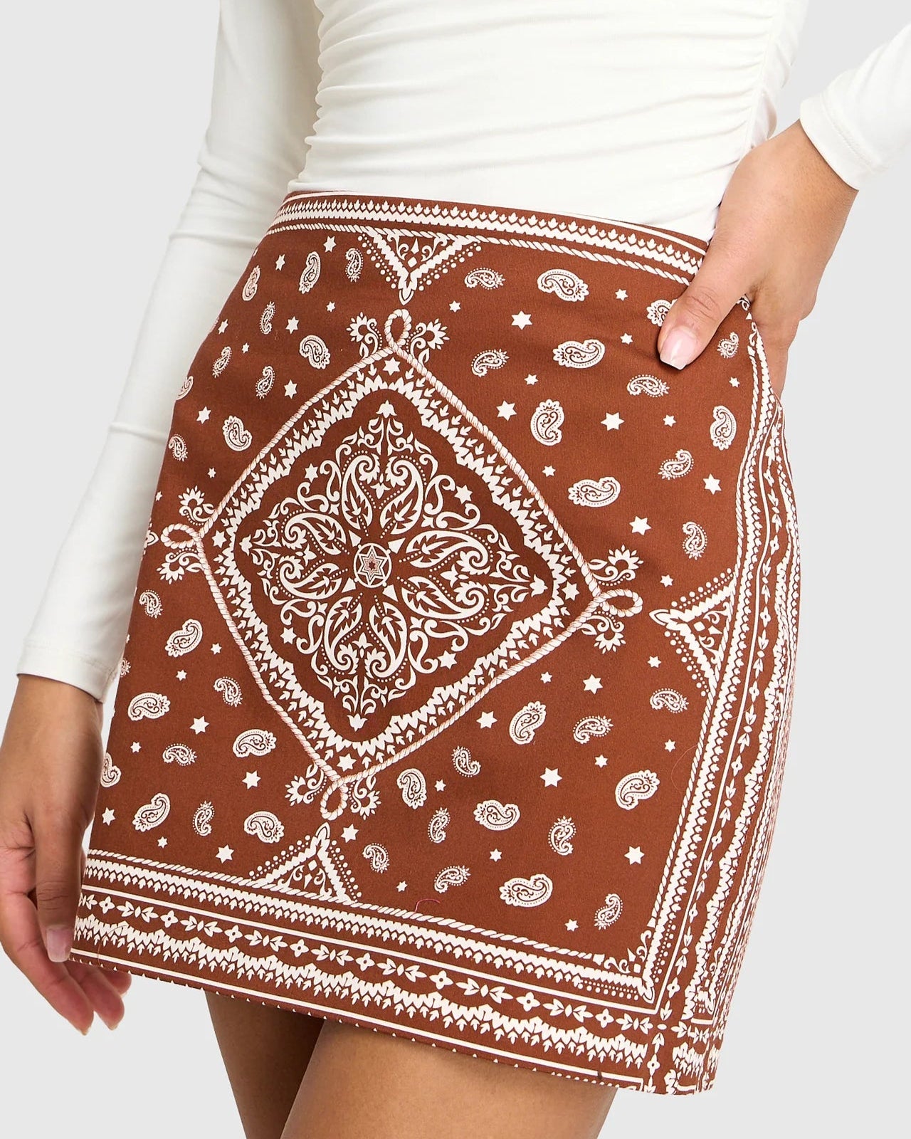 Amanda Uprichard Hope Skirt | Montana Print