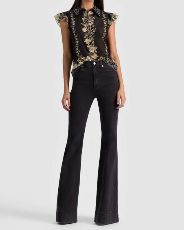 Alice + Olivia Martel Blouse | Free Falling