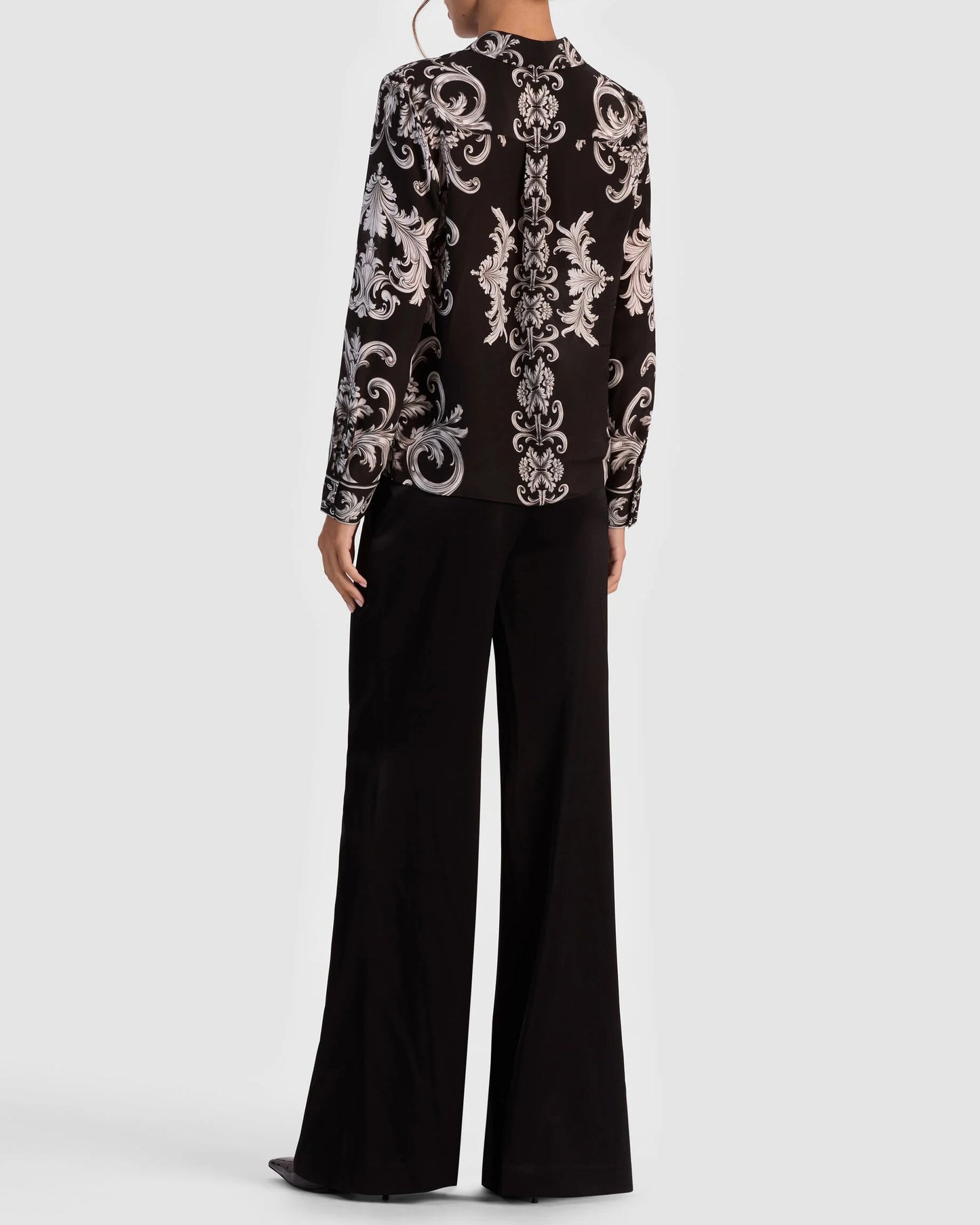 Alice + Olivia Willa Silk Blouse | Winter's Tale