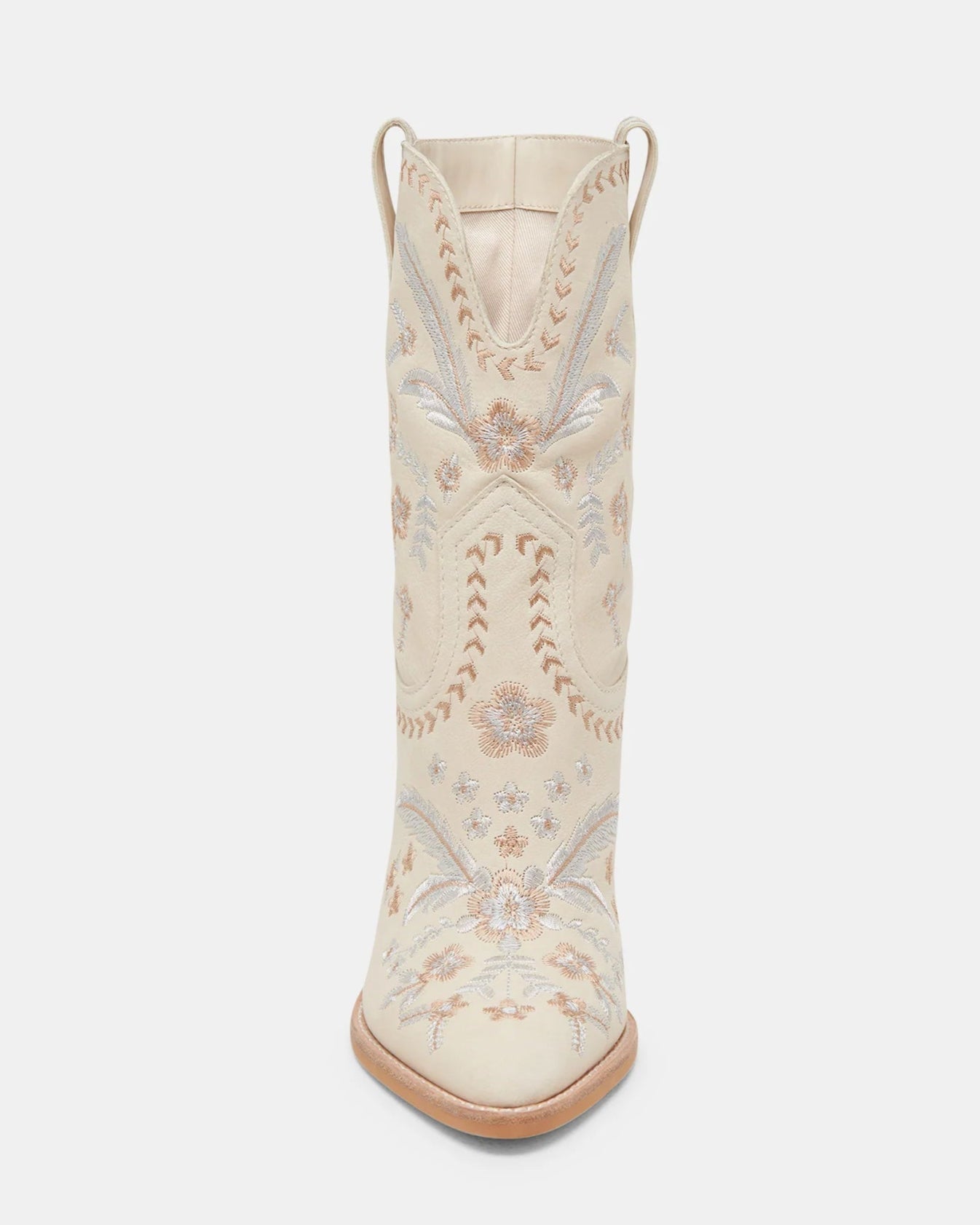 Dolce Vita Jessey Floral Boots | Creme Nubuck