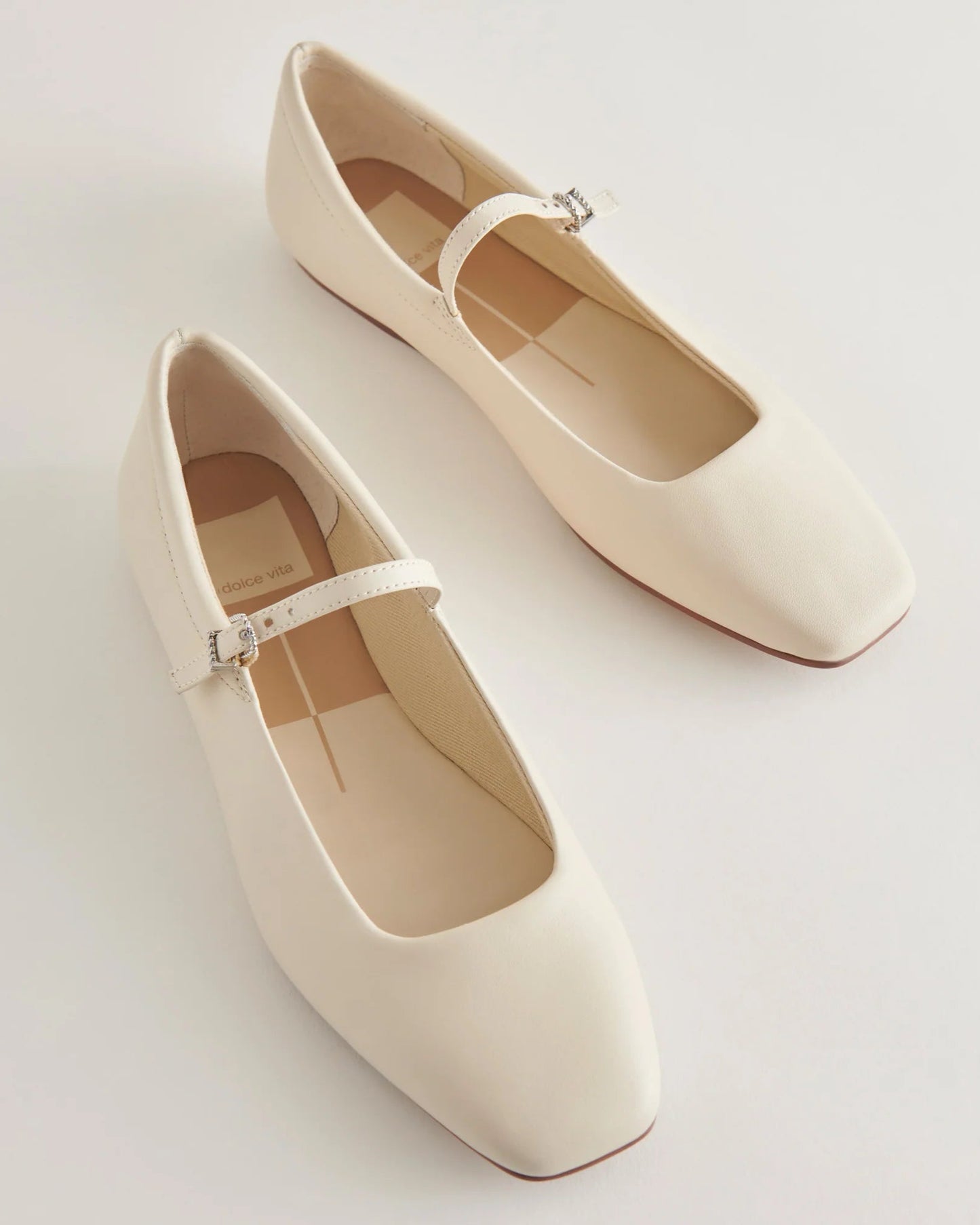 Dolce Vita Reyes Ballet Flat | Ivory Leather